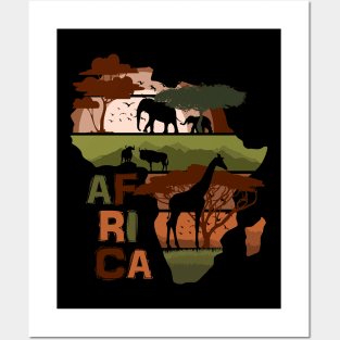 Africa Posters and Art